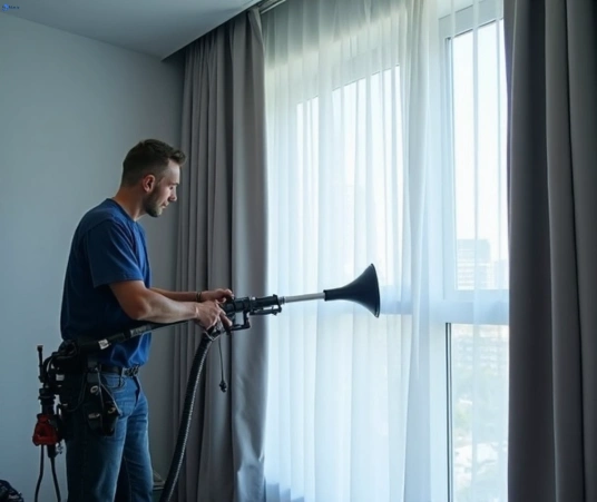 Professional curtain stain removal process equipment Matty Curtain Cleaning canley-vale-nsw